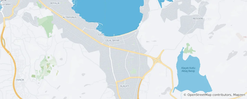 Mapa De Cesme