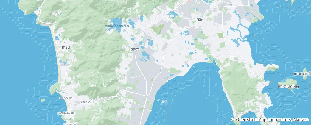 Mapa Chalong