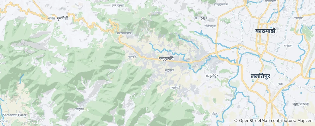 Karte von Chandragiri
