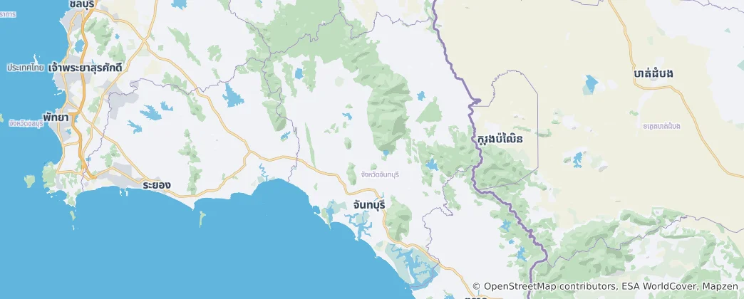 Mapa de Chanthaburi