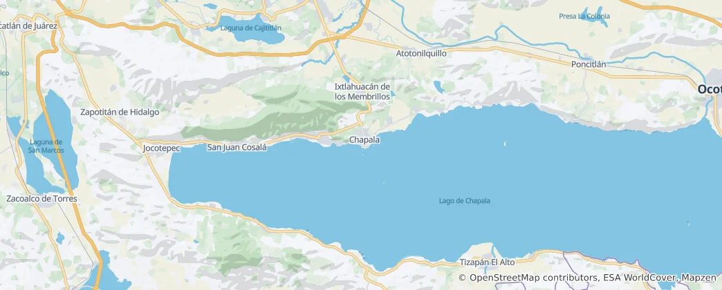 Karte von Municipio Chapala