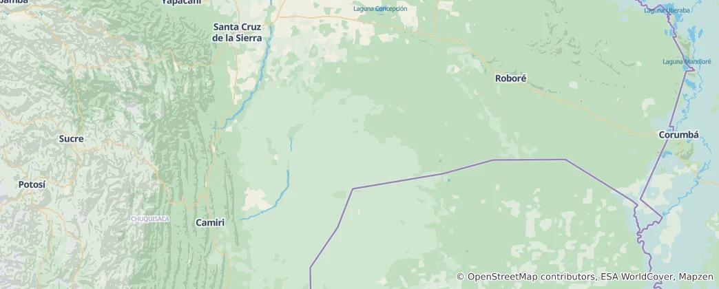 Map of Charagua Municipality
