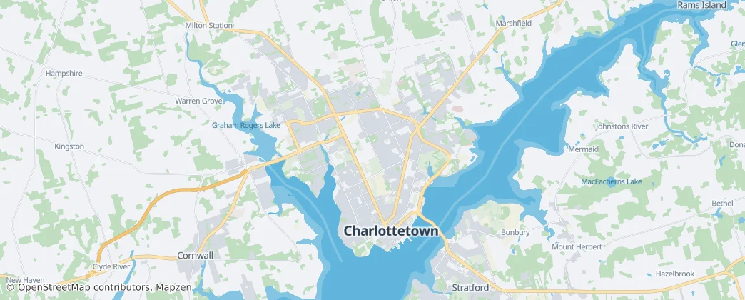 Charlottetown — Map