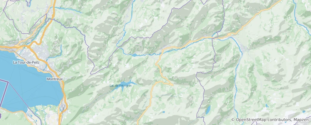 Map of Château-d’Oex