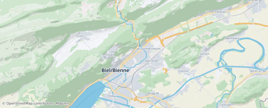 比尔区 — 地图