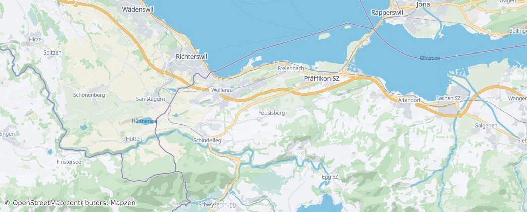 district de Höfe — Carte