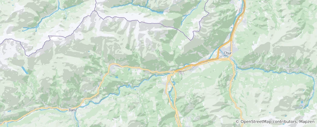 Map of Imboden District