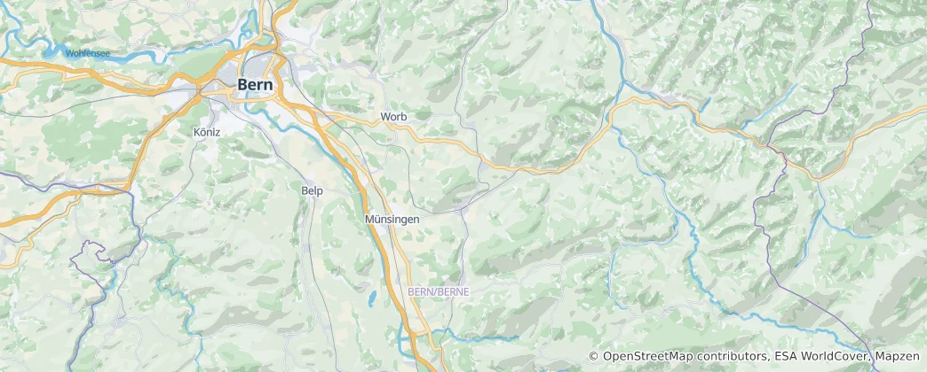 Map of Konolfingen District