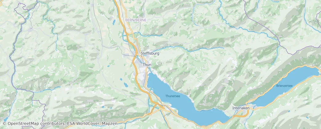 Thun District — Harita