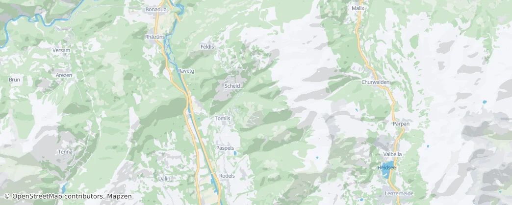 Domleschg — Map
