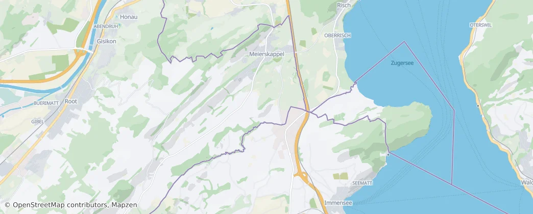 Meierskappel – Mapa