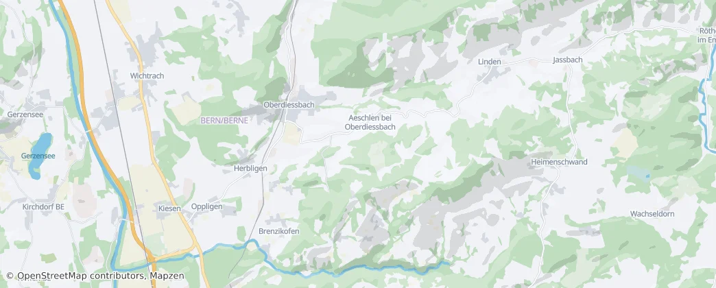 Oberdiessbach — Mappa