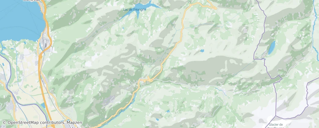 Ormont-Dessous — Map
