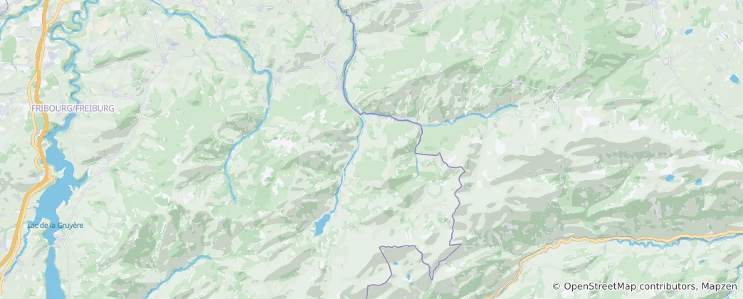Mapa De Plaffeien