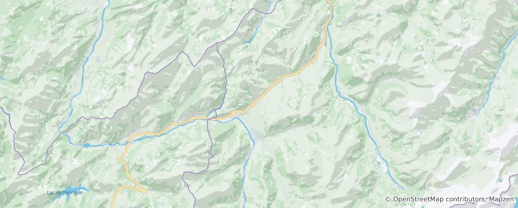 Map of Saanen