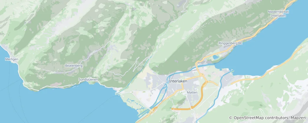 Karte von Unterseen
