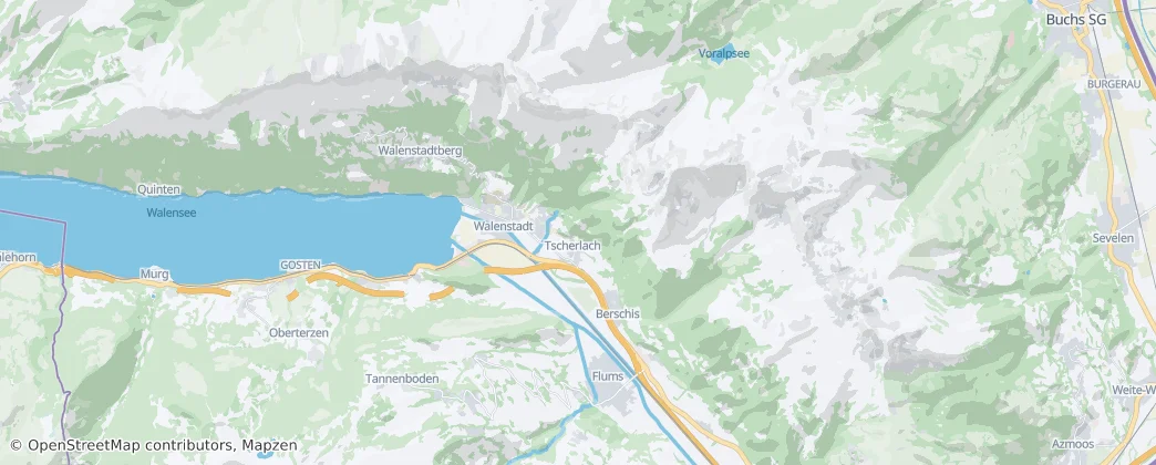 Walenstadt — Carte