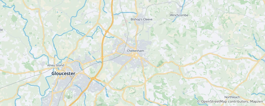 Térkép: Cheltenham