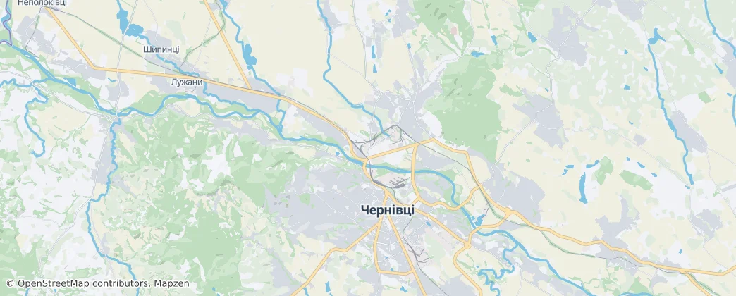 Chernivtsi — Mapa