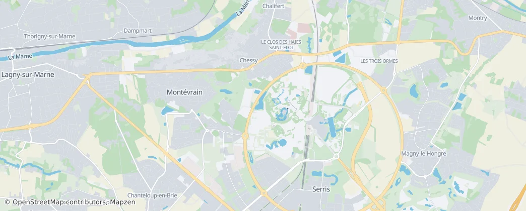 Chessy – Mapa