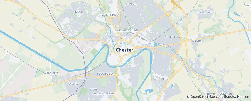 Map of Chester