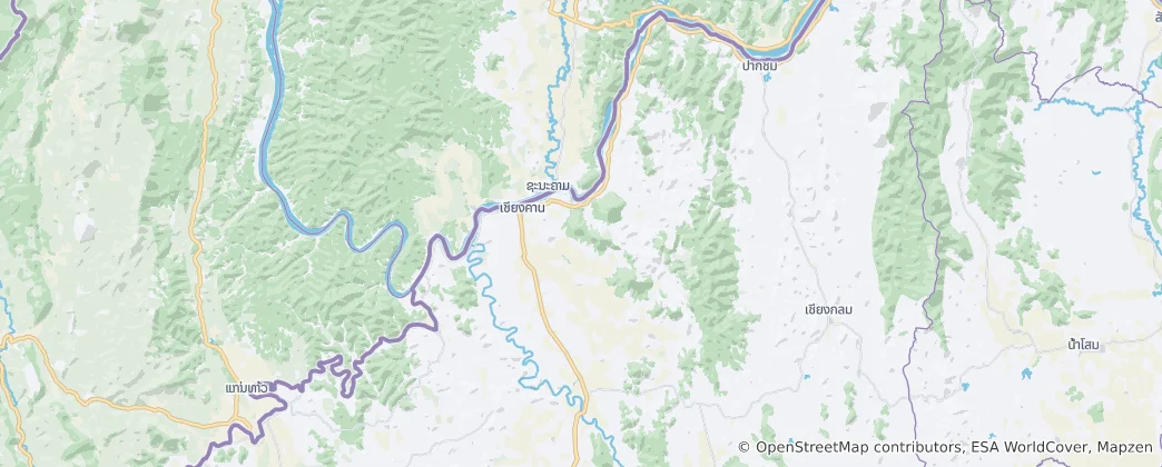 Mapa De Chiang Khan