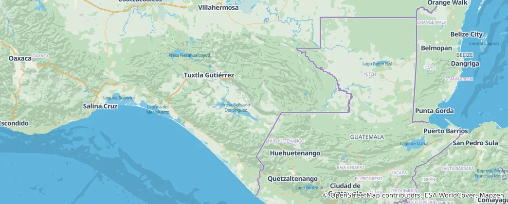Mapa De Chiapas