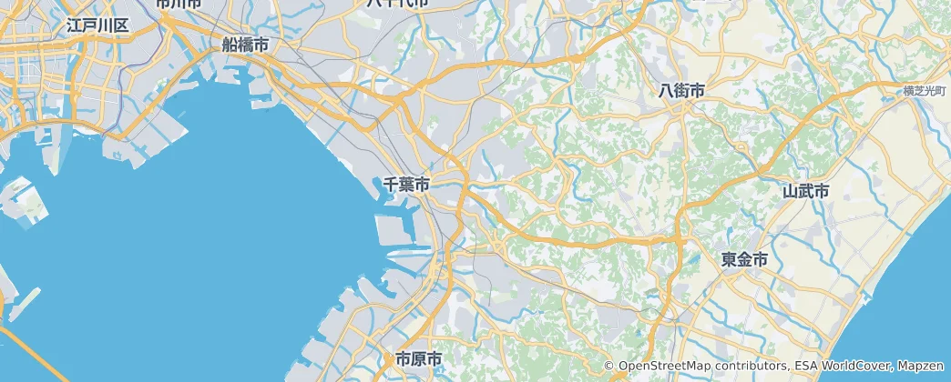 Map of Chiba
