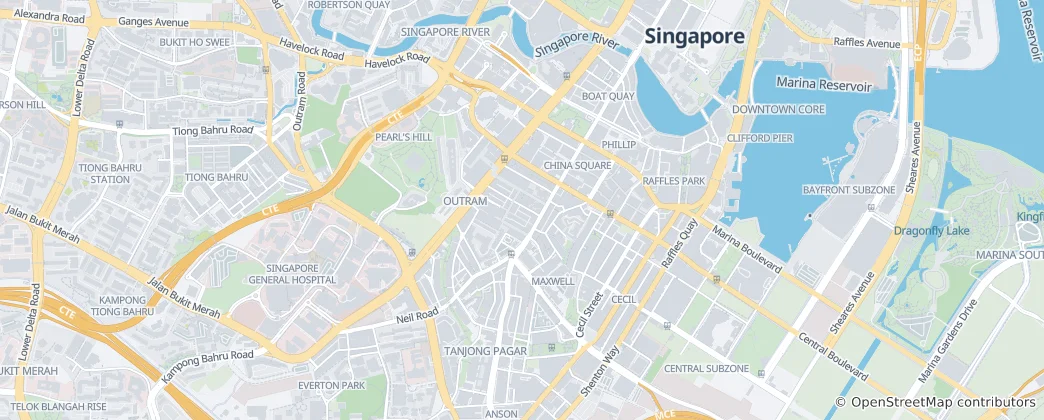 Map of Chinatown