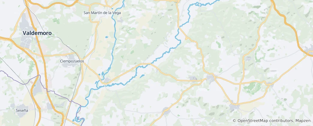 Map of Chinchón