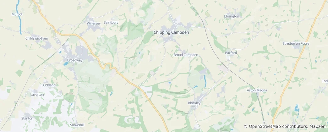 Map of Chipping Campden