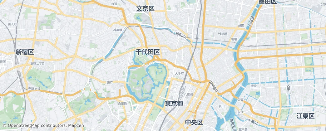 Chiyoda — Kaart