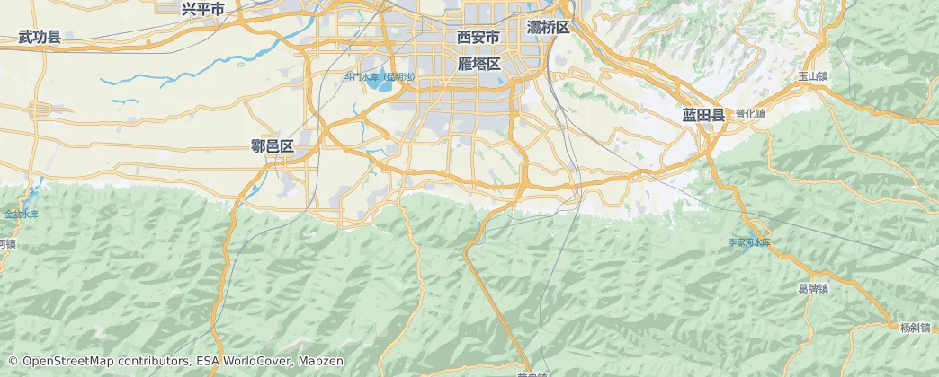 Changanxian — Mapa