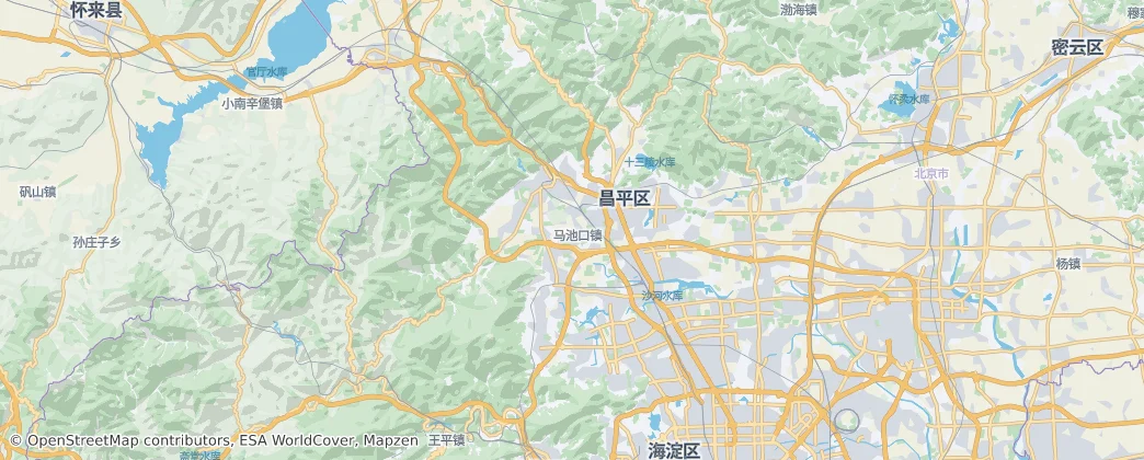 Changpingxin — Map