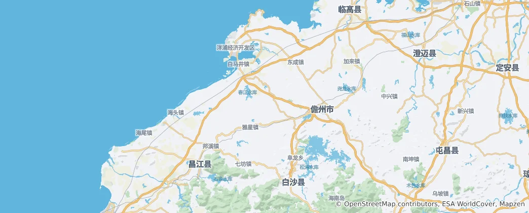 Chanzhoushi 지도