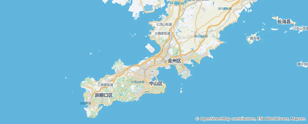 Mappa di Dalianshi