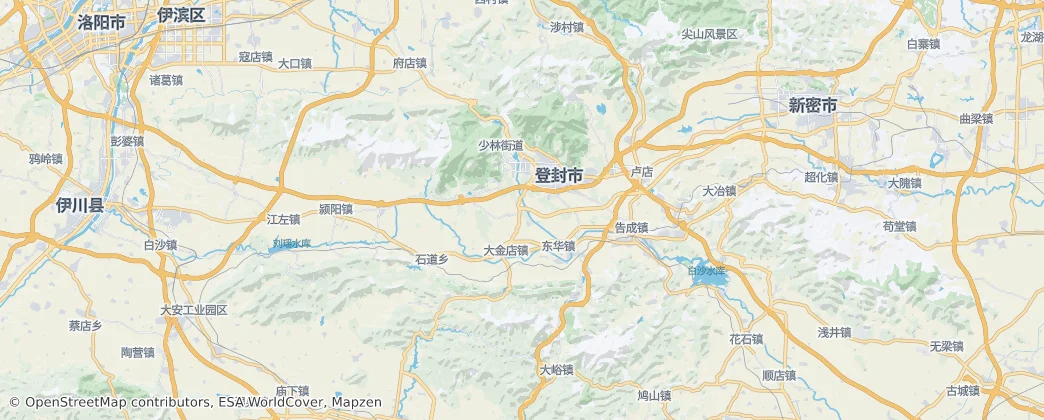 Mappa di Dongfengshi