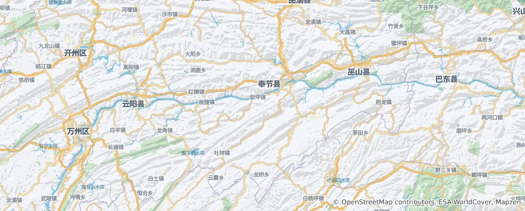 Mapa Fengjiexian