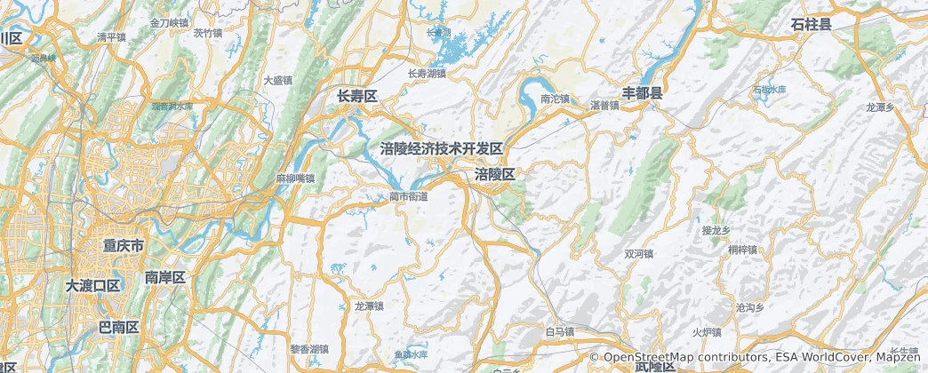 Mapa Fulingshi