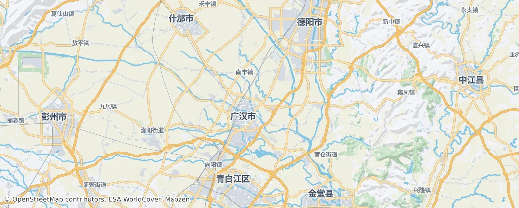 Guanghanshi — Harita