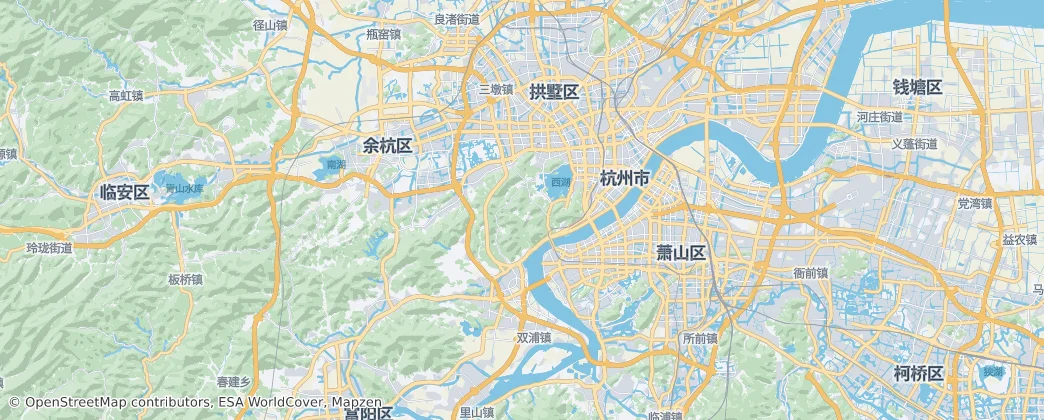 Hangzhoushi — 지도