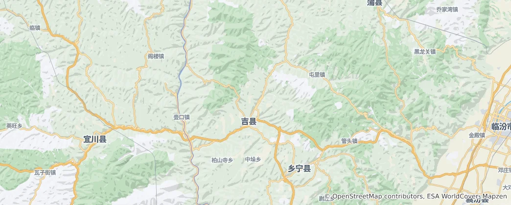 Mapa Jixian