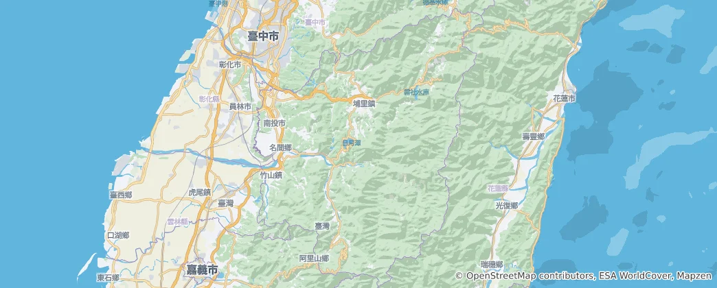 Mappa di Nantouxian