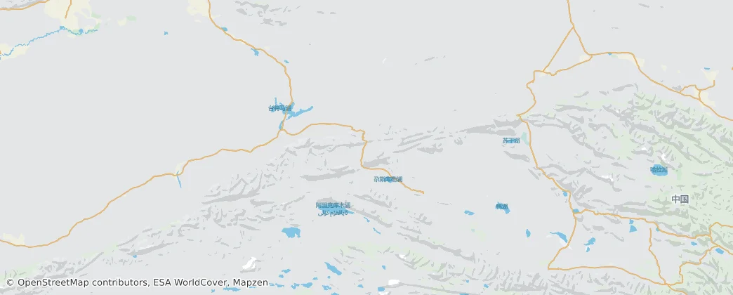 Ruoqiangxian — Mappa