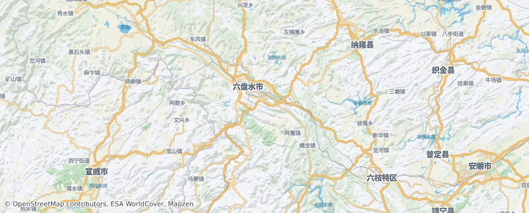 Shuichengxian — 地图