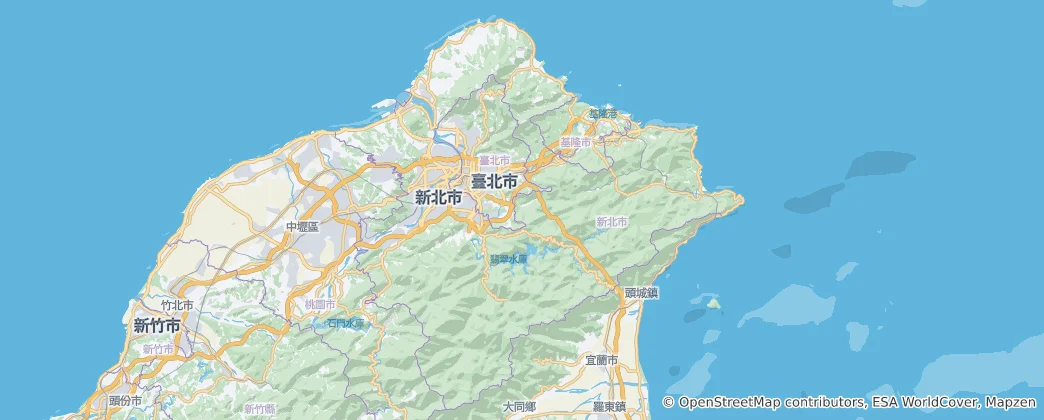 Mappa di Taibeixian