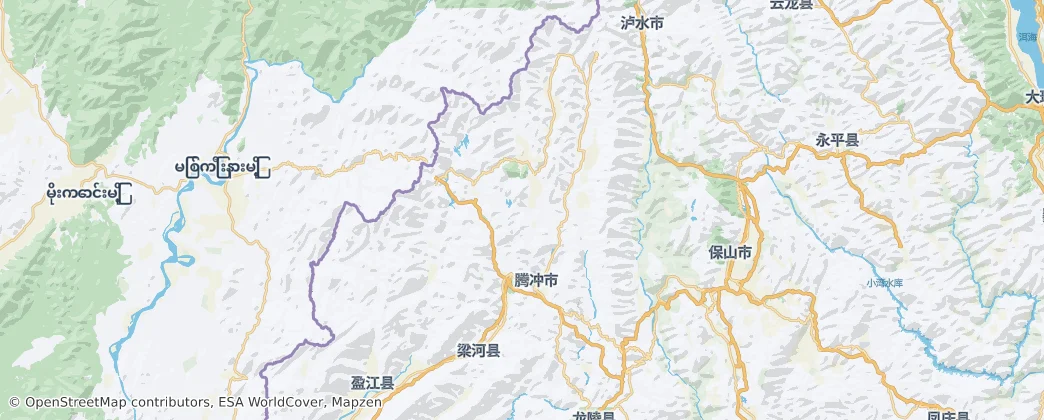 Tengchongxian — 地图