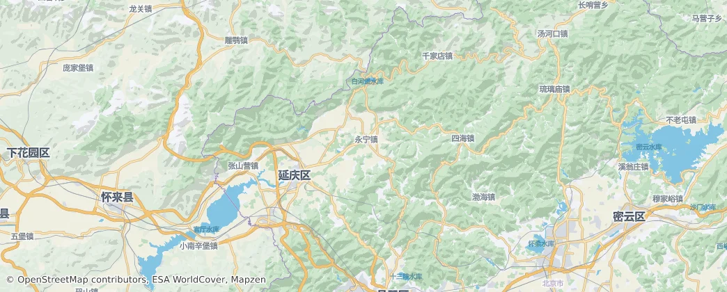 Yanqingxian — Mappa