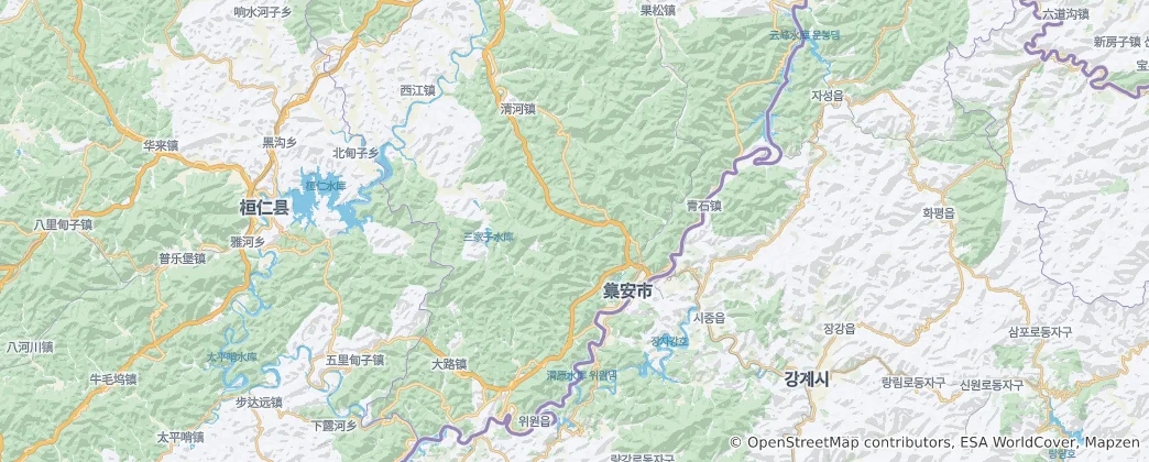 Mapa De Ji'an City