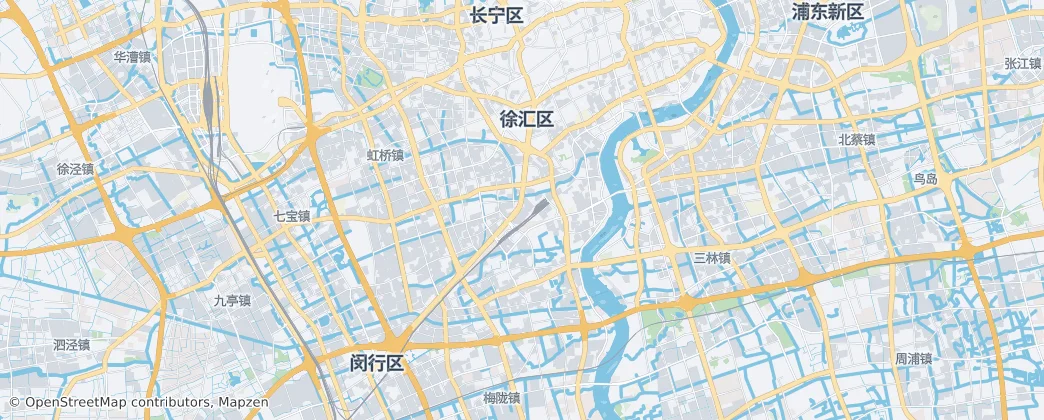 Xuhui District — mapa
